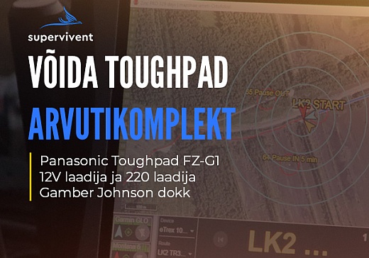 Siit leiad orienteerumiseks vajaliku offroad tahvelarvuti Panasonic Toughpad. supervivent.EU
